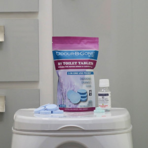 Odour-B-Gone RV Toilet Tablets - 25 x 8g - Septic Safe