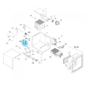 Water Flow Sensor - Suits Truma AquaGo Hot Water Systems