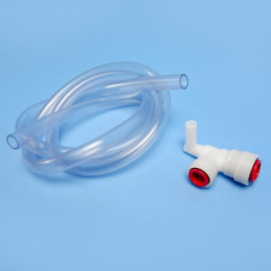 Water Outlet Elbow Kit - Red - John Guest 12mm - Suits Truma UltraRapid / Combi Hot Water Systems