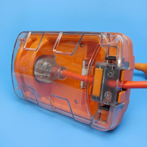 Ampfibian RV-PLUS 15A-to-10A Power Adaptor - RCD - IP55