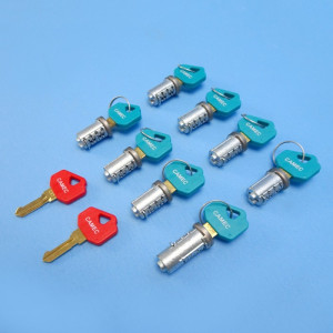 Camec One-Key Lock Barrel & Key Kit - 8 Barrels - Includes 1 Long Barrel