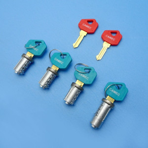 Camec One-Key Lock Barrel & Key Kit - 4 Barrels - Includes 1 Long Barrel