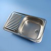 Dometic / Smev Stainless Steel Sink & Drainer - 590 x 370mm - Inc. Waste & Plug