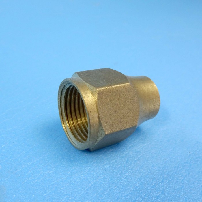Gas TF6R Reducing Flare Nut, fSAE1/2 To Pipe3/8 CaravansPlus