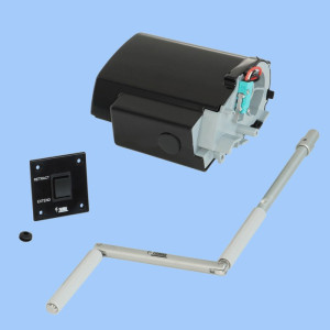 12V Awning Motor Kit - Deep Black - Suits Fiamma F80s Awnings up to 4.5m