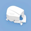 98673-199: Left Hand Winch End Cover (Polar White) - Suit Fiamma F80 S Awnings