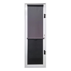 Aussie Traveller Door Blind - Dark Grey