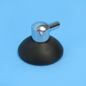 Oven Control Knob - Black / Silver - Suits Smev 401 / 402 Stoves