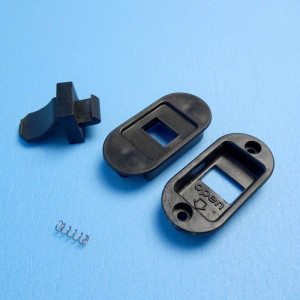 Door Retainer Clip Set - 4 Piece / Black - Suits Original-Style Aussie Traveller Caravan Doors