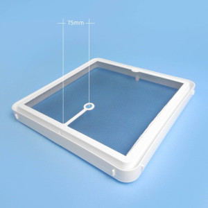 Replacement Flyscreen - 345 x 345mm - Suits Elixir Roof Vents