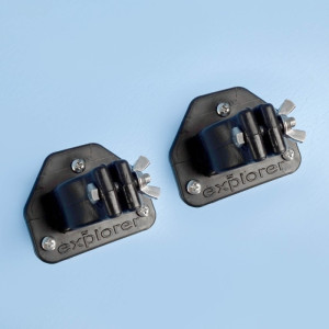 Explorer Side-Mount Brackets - Pair - Suits 32mm Antenna Masts