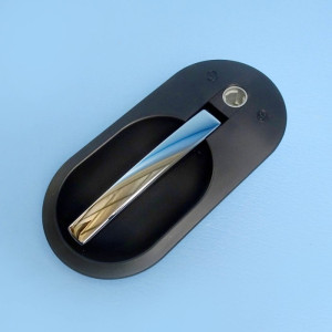 Outer Lock - Left-Hand Hinge / Viewed from Outside - Suits Dometic CaraD 600F Caravan Doors
