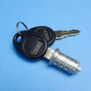 Lock Barrel & Key Set - Suits Milenco Columbia Doors