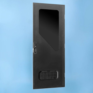 Aussie Traveller DC Caravan Door - Square Top - 1623 x 622mm - Right-Hand Hinge - Black