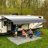Carefree Altitude 12V Awning 14ft w LEDs - Silver Fade (Fabric on Roll / No Arms)