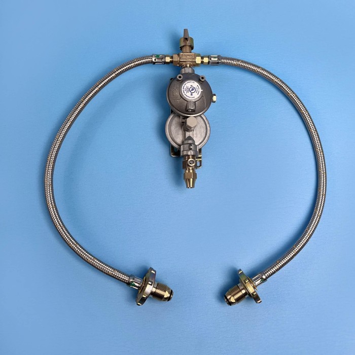 Bromic Two Stage RV Regulator Kit Twin..Test Point CaravansPlus