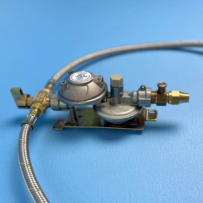 Bromic Two Stage RV Regulator Kit Twin..Test Point CaravansPlus