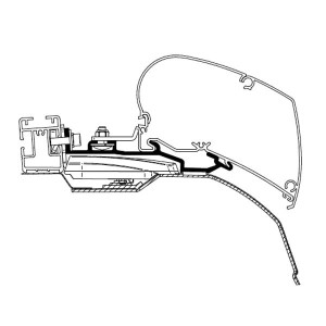 SmartClamp Roof-Rack Awning Adaptor Kit - Suits Thule Omnistor 6300 / 6200 Awnings on 2007-Onwards...