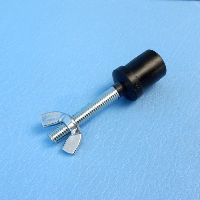 Tent Pole Spigot Suit 22mm OD, Thread Plus Wingnut CaravansPlus