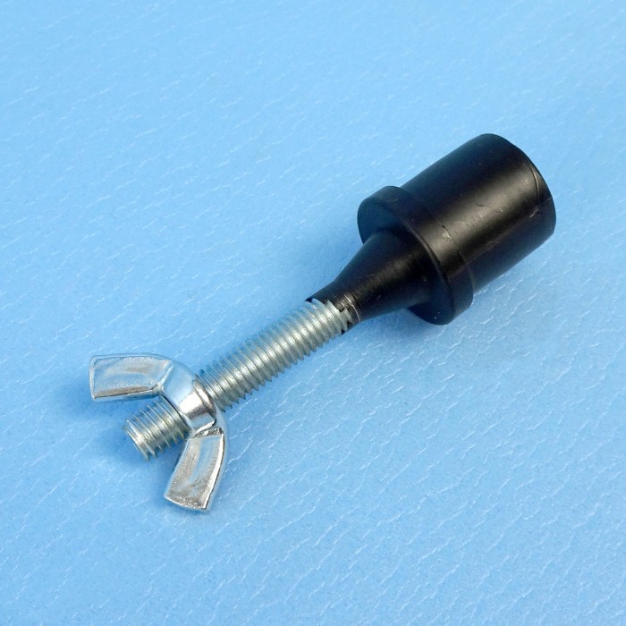 Tent Pole Spigot Suit 25mm OD, Thread Plus Wingnut CaravansPlus