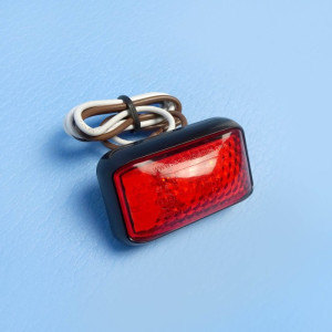 LED Red Marker Light - 12V / 24V - 4 LED - 58 x 35mm