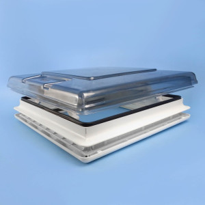 Fiamma Vent 50 Roof Vent with Blind - Crystal / 500 x 500mm Cut-Out