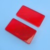 84062: Narva Red Reflector Stick On - 105 x 55mm - Pair