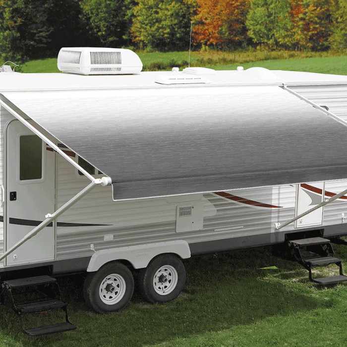 Carefree Fiesta Awning 12ft - Silver Shale Fade