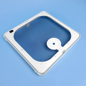 Flyscreen & Inner Frame with 12V Switch - Arctic White - Suits Ventline & Coast RV Roof Vents