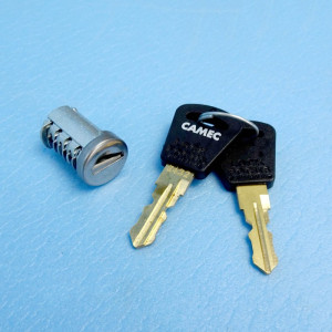 Lock Barrel & Key - Original Style / One-Key Compatible - Suits Camec 3-Point Door Locks
