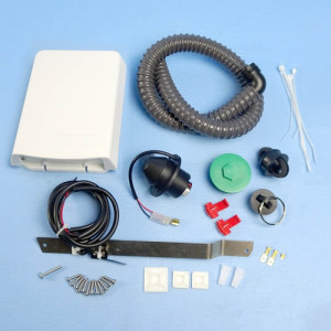 SOG Type H Door-Vented Toilet Ventilation Kit - White - Suits Thetford C220 Cassette Toilets