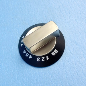 Oven Control Knob - Satin - Suits Thetford Spinflo MK3 Ovens
