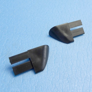 Window Blade End Caps - Left & Right Pair - Suits MobiCool & Dometic CHAL Windows