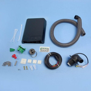 SOG Type 3000A Door-Vented Toilet Ventilation Kit - Black - Suits Dometic CT3000 & CT4000 Cassette...