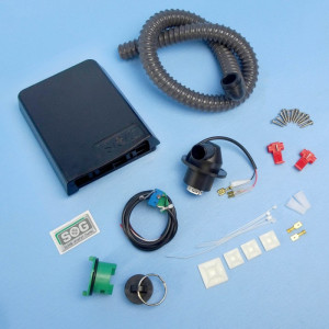 SOG Type 320S Door-Vented Toilet Ventilation Kit - Black - Suits Dometic Saneo Cassette Toilets