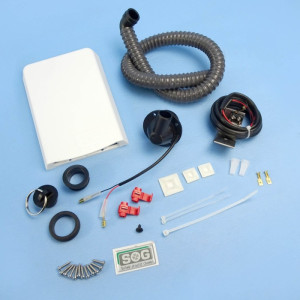 SOG Type F Door-Vented Toilet Ventilation Kit - White - Suits Thetford C250, C260 & C263 Cassette...