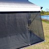 Black Sunblocker Screen - 3960x1950mm - Suit 14ft Awning or 4.0m Cassette Awning