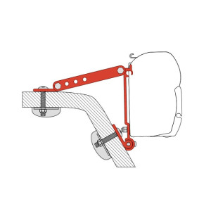 Fiamma F45 Awning Adjustable Wall Adaptor Kit - 3 Sets