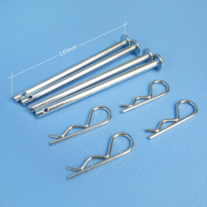 Caravan Stabiliser Feet W Pins, 4 Pack CaravansPlus