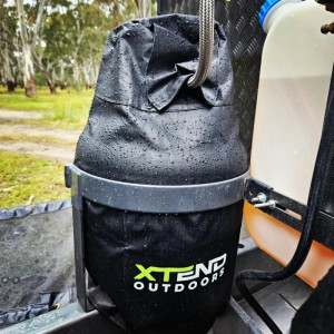 Xtend Outdoors Gas Bottle Cover - Black - Suits 9kg Gas Bottles