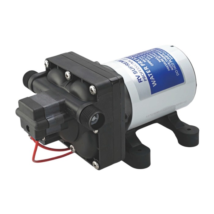 RV Supreme MK2 (Seaflo) 12V Water Pump + Filter & Fittings - 11.3 LPM / 55 PSI