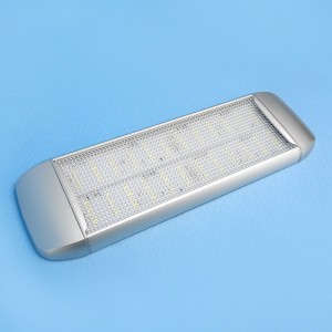 LED Slimline Cabin Light - Aluminium / 12V / 300 x 90mm / Cool White