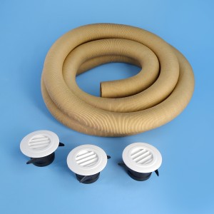 Under-Bunk Air Conditioner Ducting Kit - 10m - White