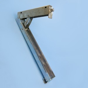 AL-KO Front Wind-Down Stabiliser Leg - 600mm / Weld-On