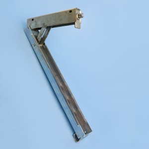 AL-KO Front Wind-Down Stabiliser Leg - 700mm / Weld-On