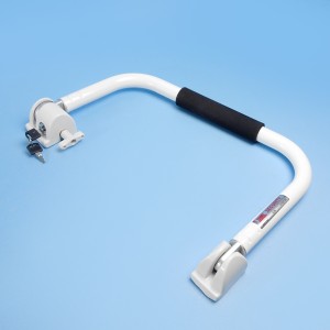 Fiamma Security 46 Door Handle, Grab Rail & Lock - White / 460mm