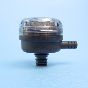Water Pump Filter - 12.5mm Hose Barb / Elbow Quad Port - Suits Flojet Water Pumps
