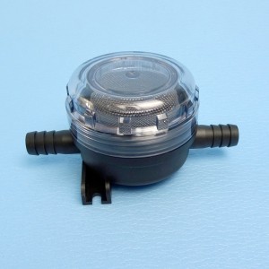 Inline Water Pump Filter - 12.5mm Hose Barbs - Suits Flojet Water Pumps