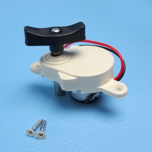 Lift Motor with Knob - Off-White - Suits Fan-Tastic Powered-Lift Roof Vents Made Since 2014
