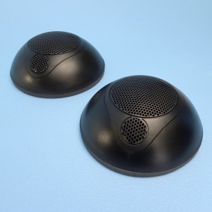 RV Media Waterproof Surface-Mount Speakers - 6.5 inch - 100W - Tweeters, IP65 - Black - Pair